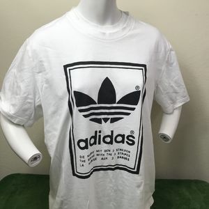 White Adidas T-shirt